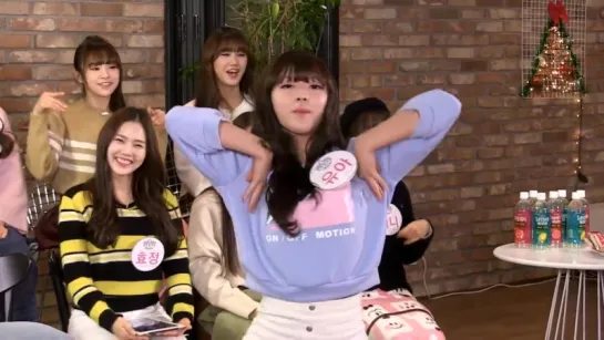 · Show|Live|Cut · 151124 · OH MY GIRL YooA dancing SNSD - "Lion Heart" · MBC "Heyo TV: Choikoon Show" ·