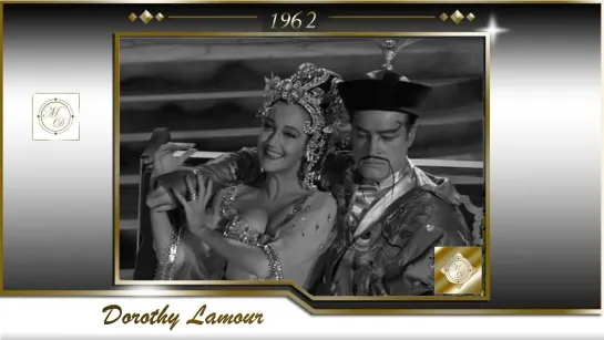 Dorothy Lamour  and Bob Hope 1962