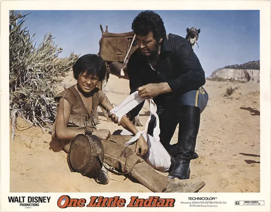 Один маленький индеец / One Little Indian (1973 США) комедия вестерн дети в кино