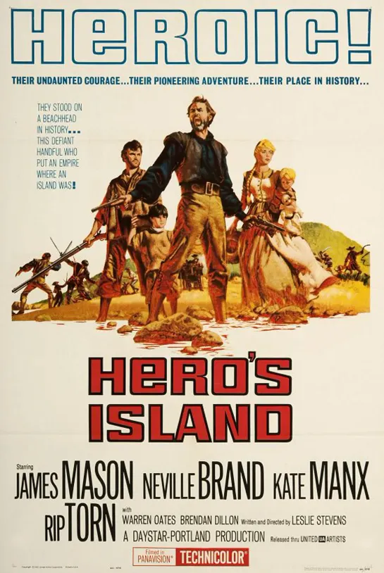 Остров героя / Hero's Island (1962 США) приключения драма боевик дети в кино