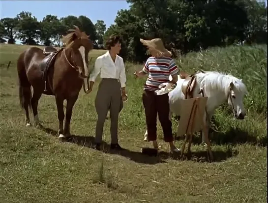 Отпуск в Имменхофе / Ferien auf Immenhof, (1957 Германия) серия 2 (драма дети в кино)