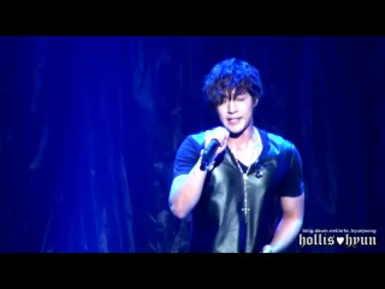 20121004 Kim Hyun Joong - 나는 네 남자야 (Rock ver.) @ City Conquest promotion