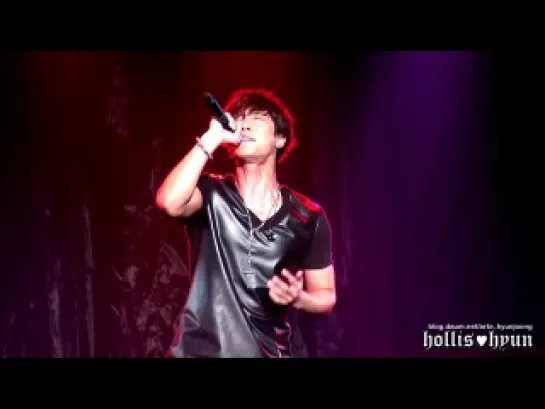 20121004 Kim Hyun Joong - If you're like me (Rock ver.) @ City Conquest promotion