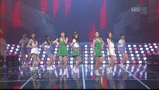 [PERF] 090621 Jiyeon (T-ara), Davichi, SeeYa - Women's Generation @ Inkigayo