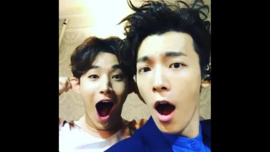 150712 Donghae's Instagram Update with Henry