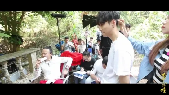 180601 EXO's Lay @  The Golden Eyes behind the scene