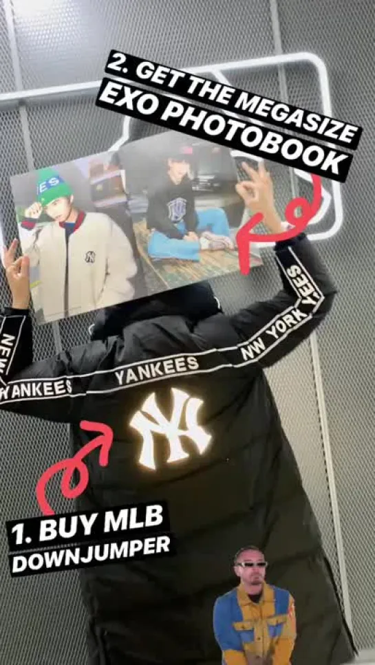 181107 EXO @ mlbkorea Instagram Story Update