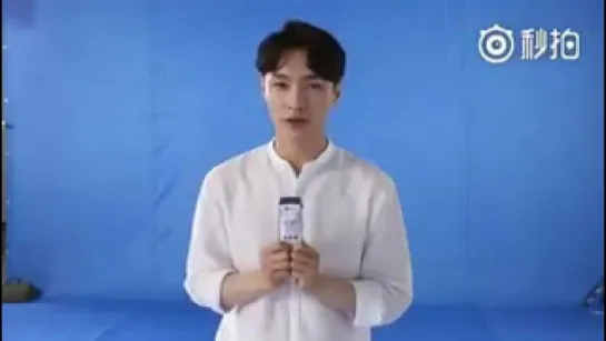 170802 EXO's Lay @ Mengniu Just Yoghurt CF BTS