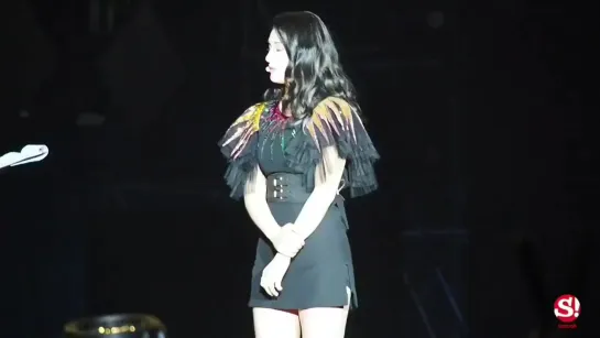 190921 Fancam Somi разговорный момент #1