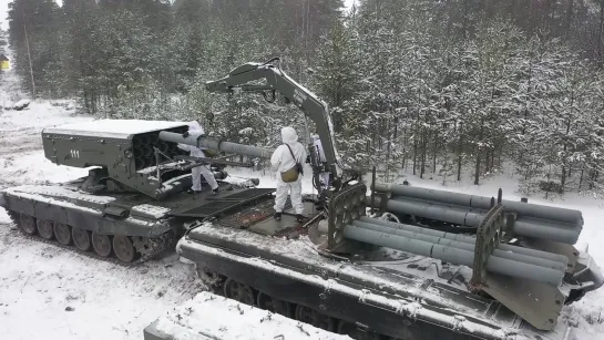 Стрельбы из ТОС-1А «#Солнцепек» в Ленинградской области