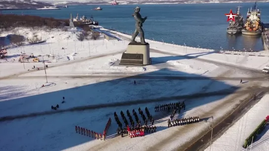 В Североморске прошла акция в поддержку спецоперации на Украине