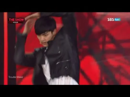 140701 The Show 정욱,지연 - Trouble Maker by플로라