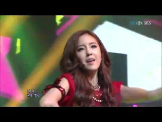 [120205] T-ara - Lovey Dovey (Remix version) [Inkigayo]