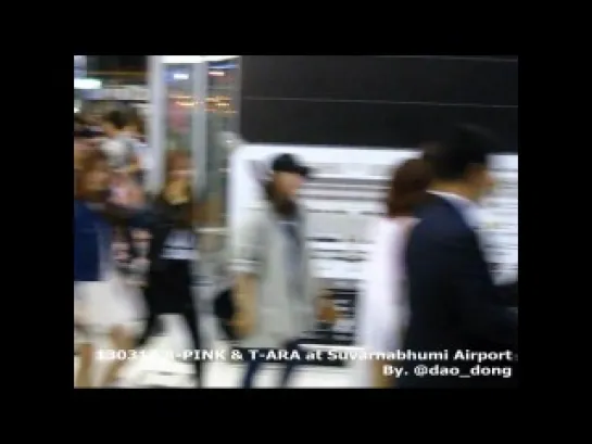 [HD FANCAM] 130316 A-PINK & T-ARA at Suvarnabhumi Airport [dao_dong]