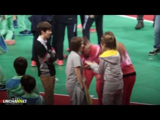 [Fancam] 130128 Eunjung focus @ MBC Idol Athletics Championships 2013