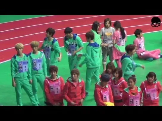 [Fancam] MBC Idol Athletic Championship 2013 (T-ara, EXO, B.A.P)