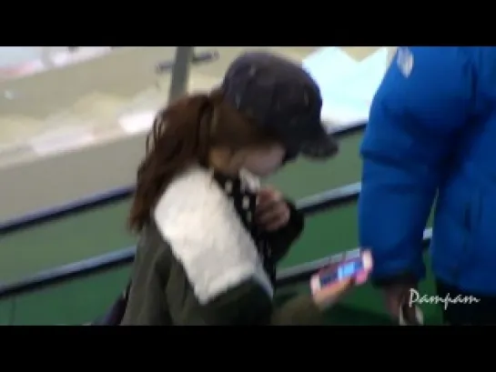 [Fancam] Jiyeon в Gimpo Airport [120228]