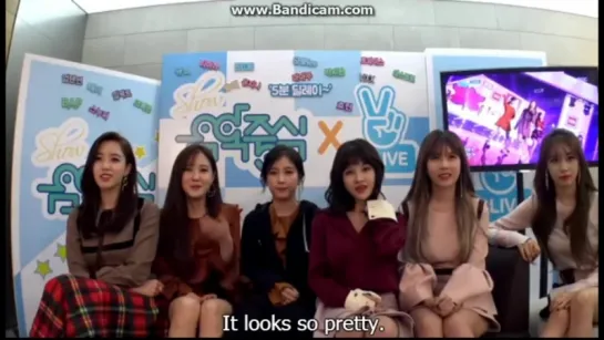 161119 T-ARA reaction on MBC Music Core