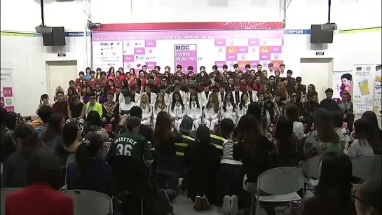 141025 2014 Korean Music Wave in Beijing Press Conference - T-ara Eunjung Talk  MC Translation cut