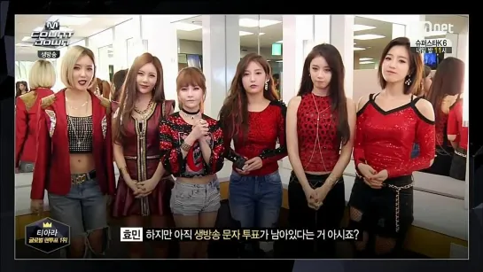 [14.09.18]  티아라 1위 후보@ Mnet M!Countdown