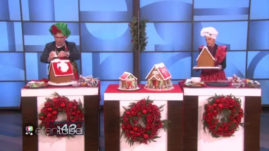 Steve Carell and Ellens Gingerbread House Challenge RUS SUB