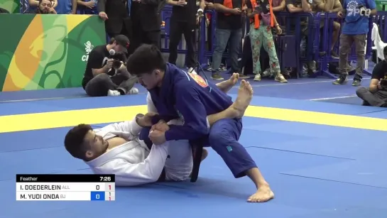 2F MATHEUS YUDI ONDA vs ISAAC DOEDERLEIN #IBJJFBRASILEIRO2023