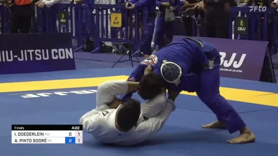 fin Feather - Isaac Doederlein vs Alexssandro Pinto Sodre #IBJJFBRASILEIRO2023