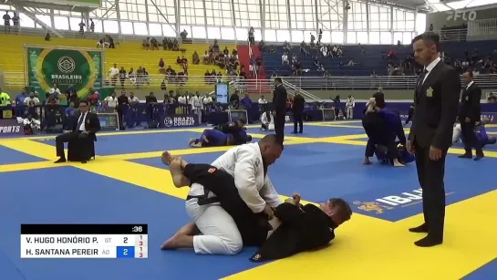 4F VICTOR HUGO HONÓRIO P. DA SILVA vs HARRYSON SANTANA #IBJJFBRASILIERO2023