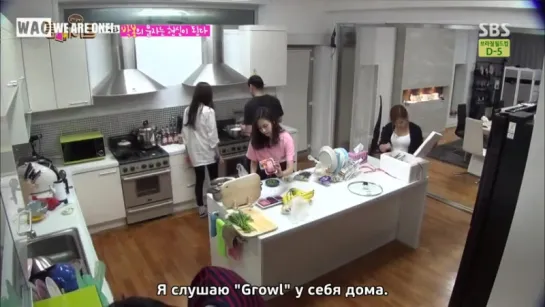 [РУСС.САБ] Сосед по комнате EP.6 @ SBS Roommate (Чанёль) Часть 1