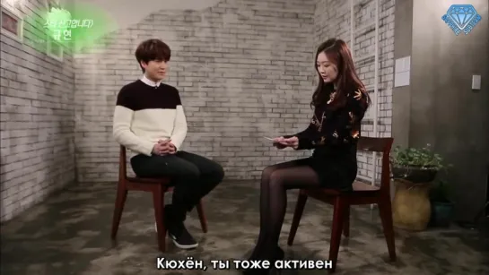 [Sapphire SubTeam] 151113 Entertainment Weekly - Интервью с Кюхёном (рус.саб)