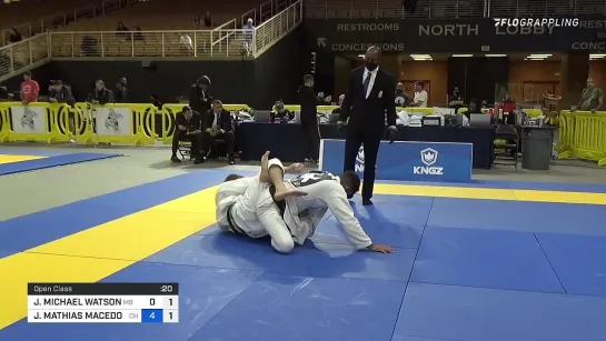 8f OPEN CLASS - JAKE MICHAEL WATSON vs JOSE MATHIAS MACEDO DE LIRA LUNA #IBJJFPAN2021