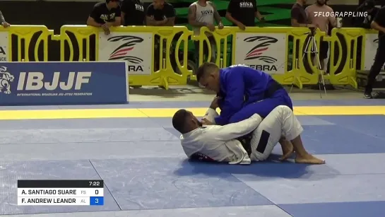 8F OPENCLASS - ADOLFO SANTIAGO SUAREZ ARIAS vs FELIPE ANDREW LEANDRO SILVA #IBJJFPAN2021