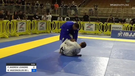 4f OPENCLASS - FELIPE ANDREW LEANDRO SILVA vs RAFAEL VASCONCELOS DE LIMA #IBJJFPAN2021