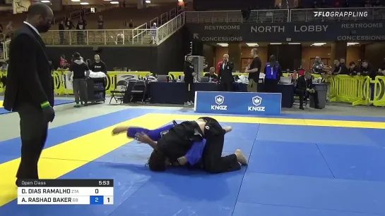 8f OPEN CLASS - DIEGO DIAS RAMALHO vs AUSTIN RASHAD BAKER #IBJJFPAN2021