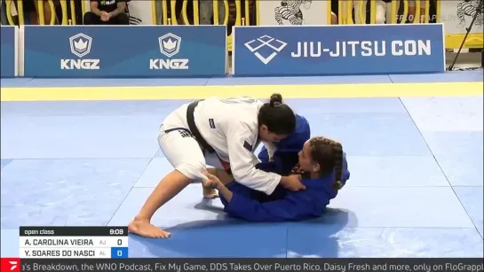 Fin open class - Ana Carolina Vieira vs Yara Soares #IBJJFPAN2021