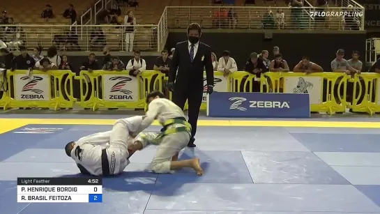 sf LIGHT FEATHER Master 1 PAULO MIYAO vs ROBSON FEITOZA #IBJJFPAN2021