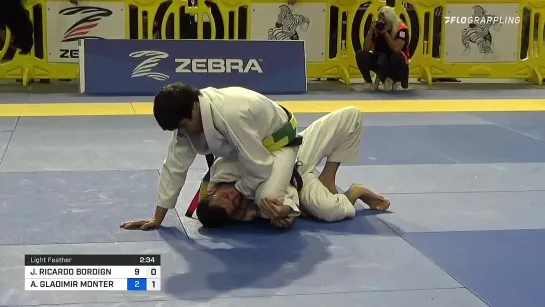 4f LIGHT FEATHER Master 1 - JOAO MIYAO vs ARNOLD MONTERROSO  #IBJJFPAN2021