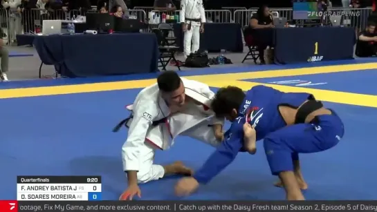 FABRICIO ANDREY BATISTA JUNIOR vs DANILO SOARES MOREIRA 1/4 #ibjjfPan2021