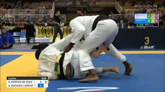 Ronaldo Junior vs Sebastian Lamparelli #ibjjfPan2021 8F