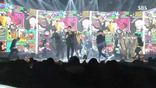 Block B - Tough Cookie &  HER @ 2014 SBS Gayo Daejun 141221