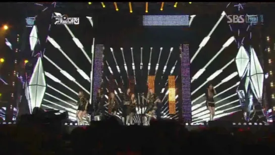 SNSD - The Boys @ SBS 가요대전 (Gayo Daejun) 2011