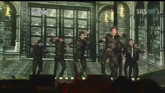 Infinite - Paradise & Be Mine @ SBS 가요대전 (Gayo Daejun) 2011