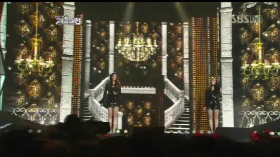 Davichi - Love, Oh Love & Don't Say Goodbye @ SBS 가요대전 (Gayo Daejun) 2011