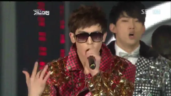 2PM - Hands Up @ SBS 가요대전 (Gayo Daejun) 2011