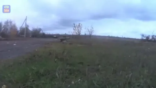 АТО УКРАИНА ВСУ стрельба из ПТУР по броне противника UAF shooting at an enemys armor