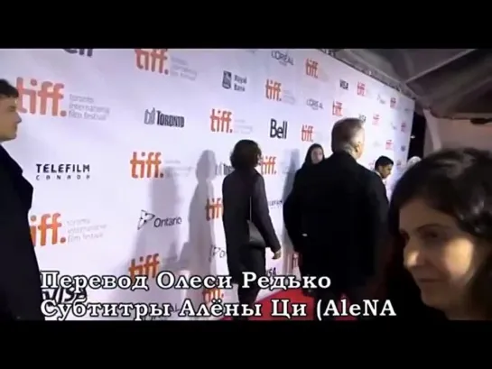 Интервью перед показом "A Little Chaos" на TIFF № 1