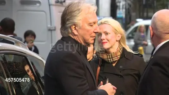 Alan Rickman at 'A Little Chaos' Love Gala at Odeon West End on October 17, 2014 in London, England.