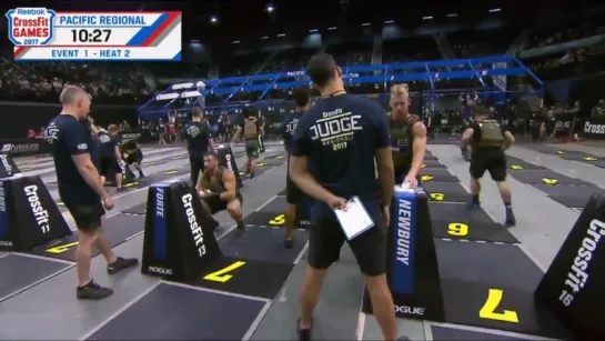 Crossfit Games 2017 Regionals - Pacific Team Events 1,2 Individuals Men 1,2