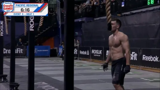 Crossfit Games 2017 Regionals - Pacific Team Events 3,4, Individual Men Events 3,4