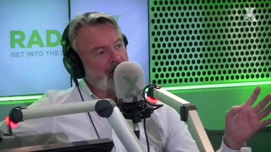 Sam Neill at The Chris Moyles Show On Radio X 09/17/2016 - Chris has Sam Neill in hysterics with this impression!